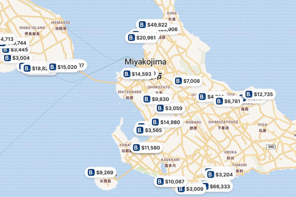 宮古島住宿地圖